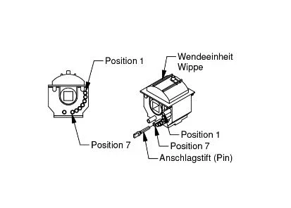 Anschlagstift HD-Bandspule