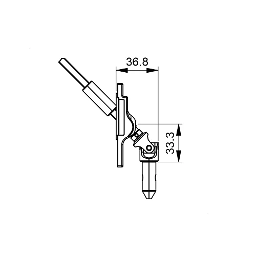 Gelenklager 45° 6mm-4KT 30cm 17x73 LD