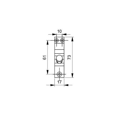 Gelenklager 45° 6mm-4KT 30cm 17x73 LD