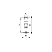 Gelenklager 45° 6mm-4KT 30cm 17x73 LD