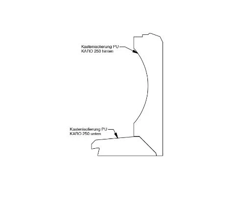 Kastenisolierung PS KARO 210 zweiteilig